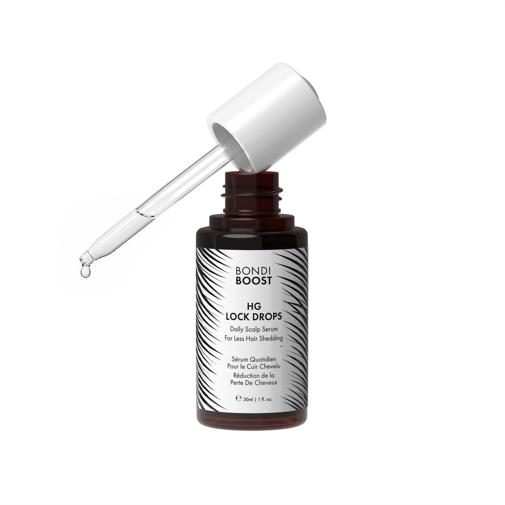 BondiBoost HG Lock Drops Daily Hair Serum for Women – Non-Greasy, Color-Safe & Thicker-Looking Hair