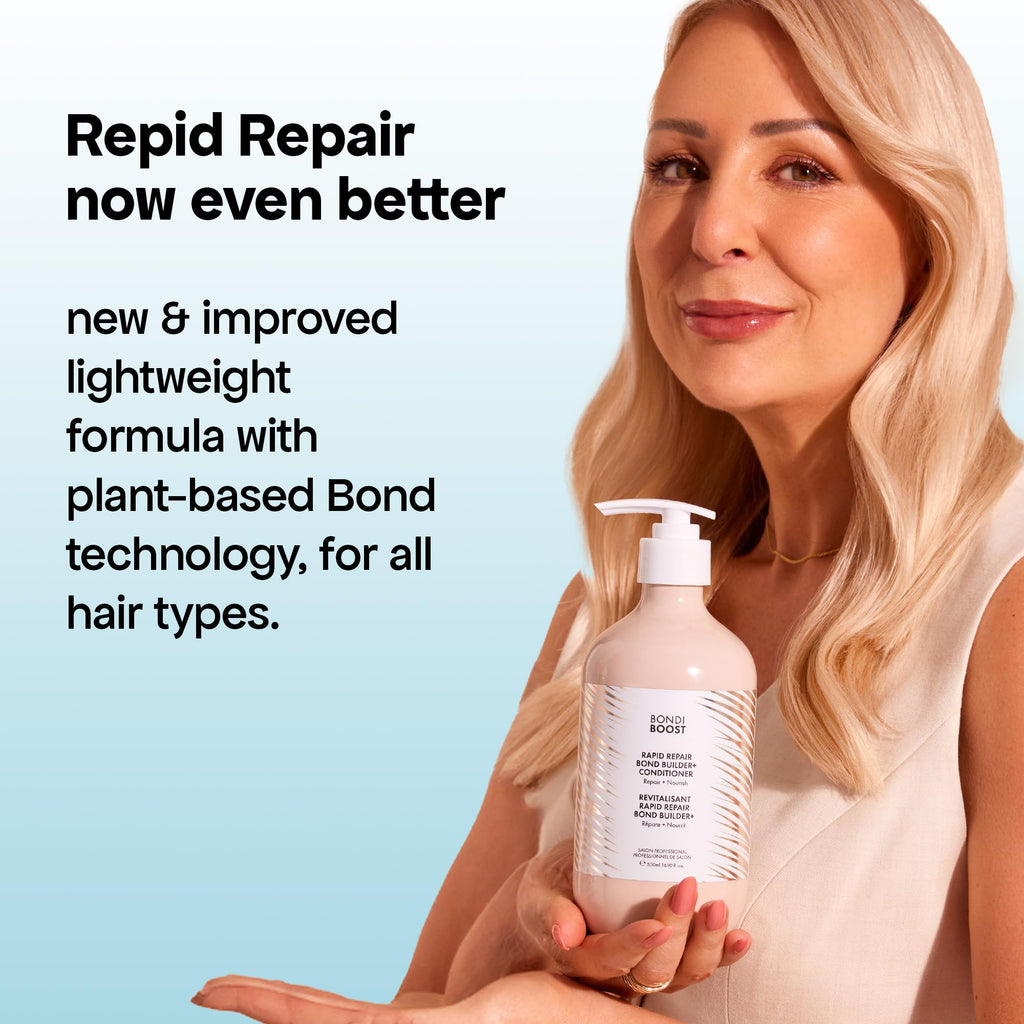 BONDIBOOST Rapid Repair Bond Builder + Conditioner – Strengthen & Hydrate Hair