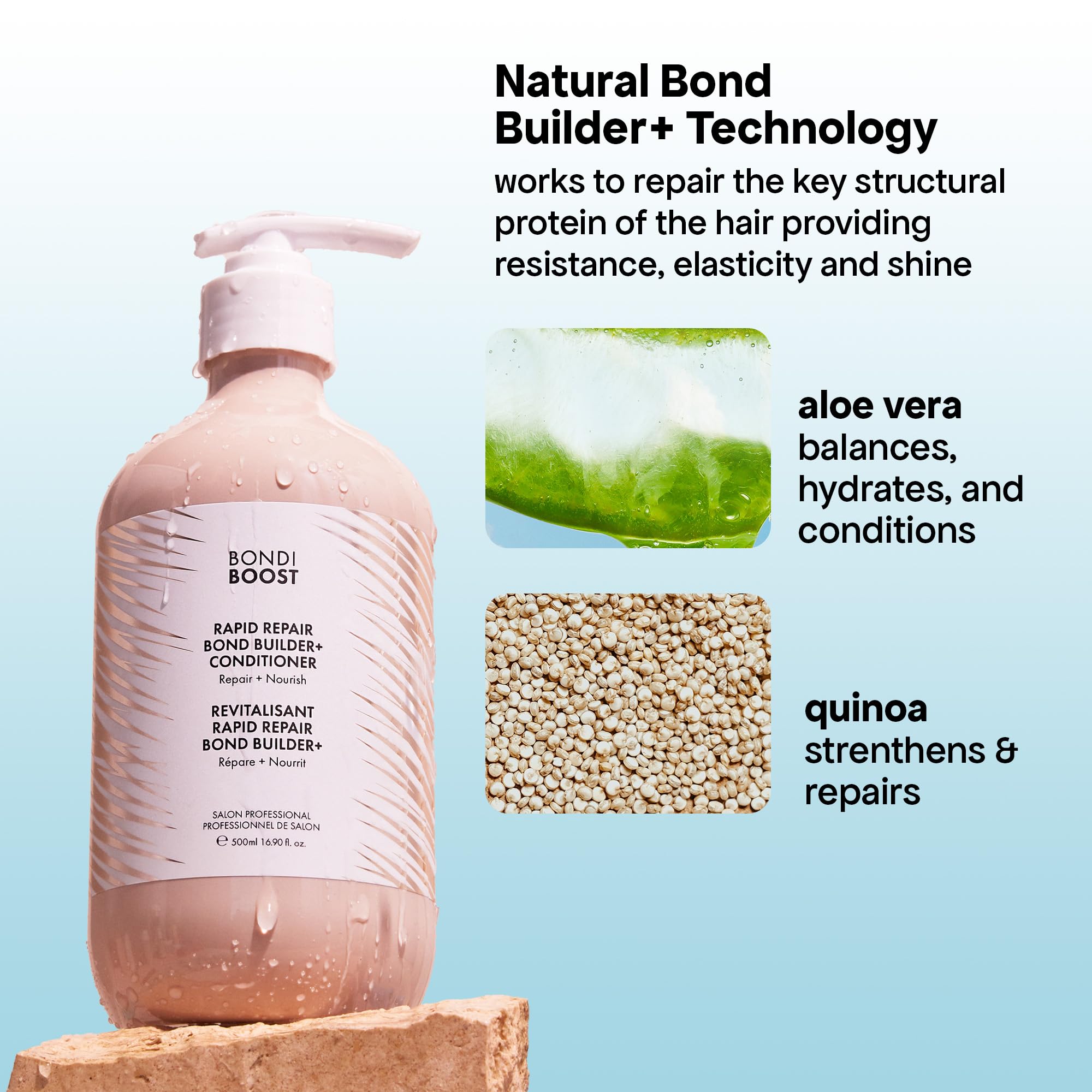 BONDIBOOST Rapid Repair Bond Builder + Conditioner – Strengthen & Hydrate Hair