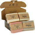 Bonuderm Natural Bar Soap Variety Pack (4) – Peppermint, Patchouli, Lavender & Rosemary | Handmade in USA