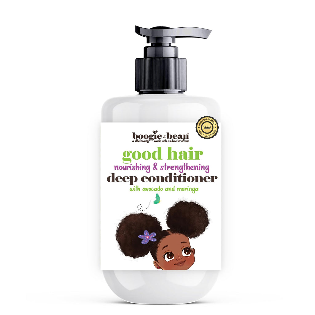 Boogie and Bean Coco Curls Kids Conditioner – Deep Moisturizing Detangler for Curly Hair