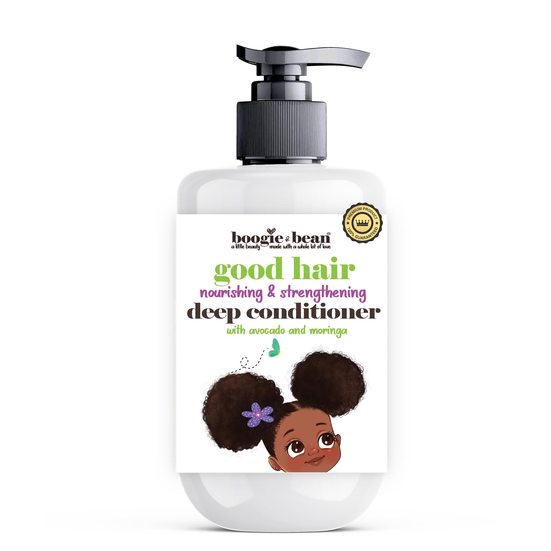 Boogie and Bean Coco Curls Kids Conditioner – Deep Moisturizing Detangler for Curly Hair