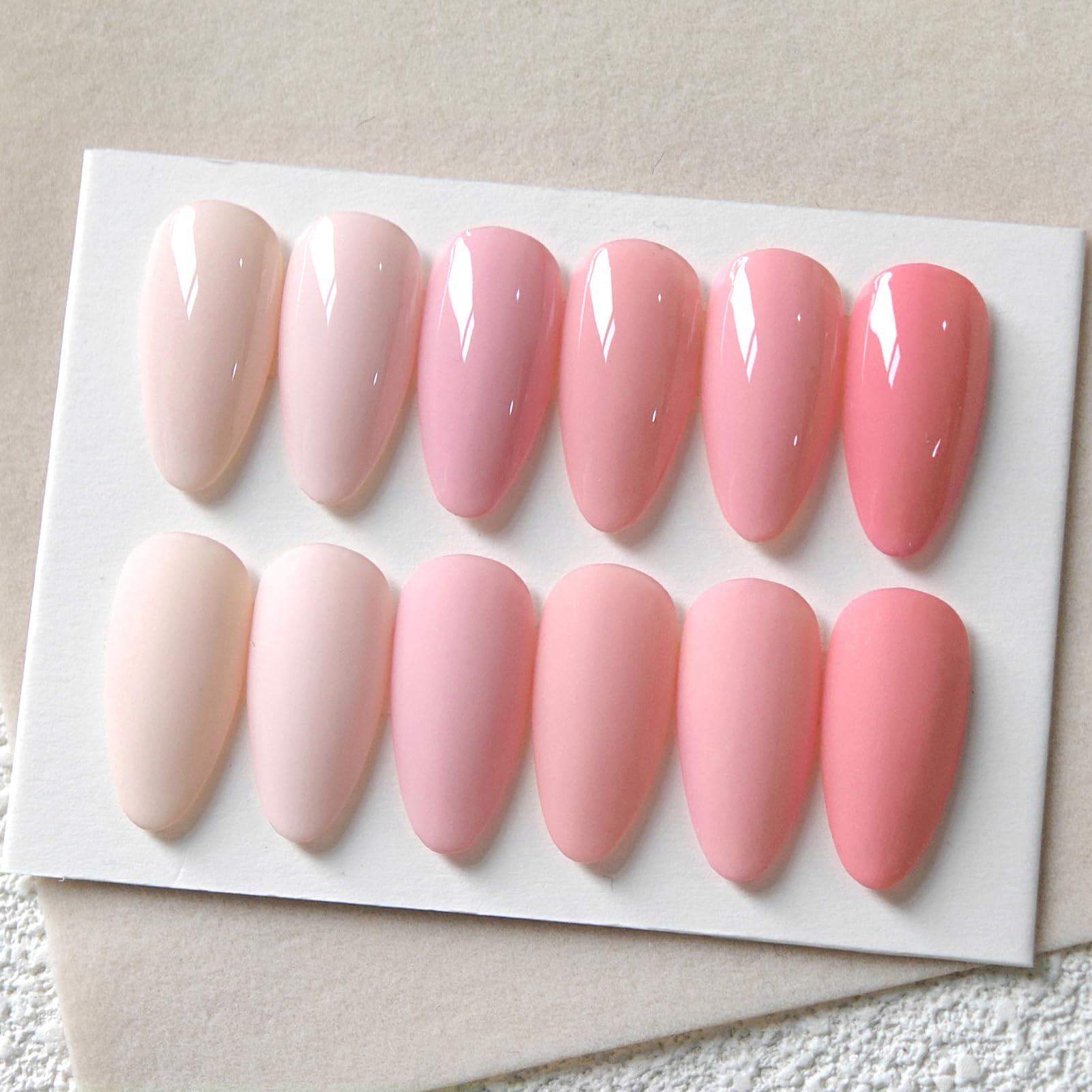 Born Pretty Nude Pink Gel Nail Polish – 6-Piece Neutral Pink Gel Set