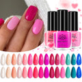 Born Pretty Pink Nail Polish Set – 15 Quick Dry Colors for DIY Nails