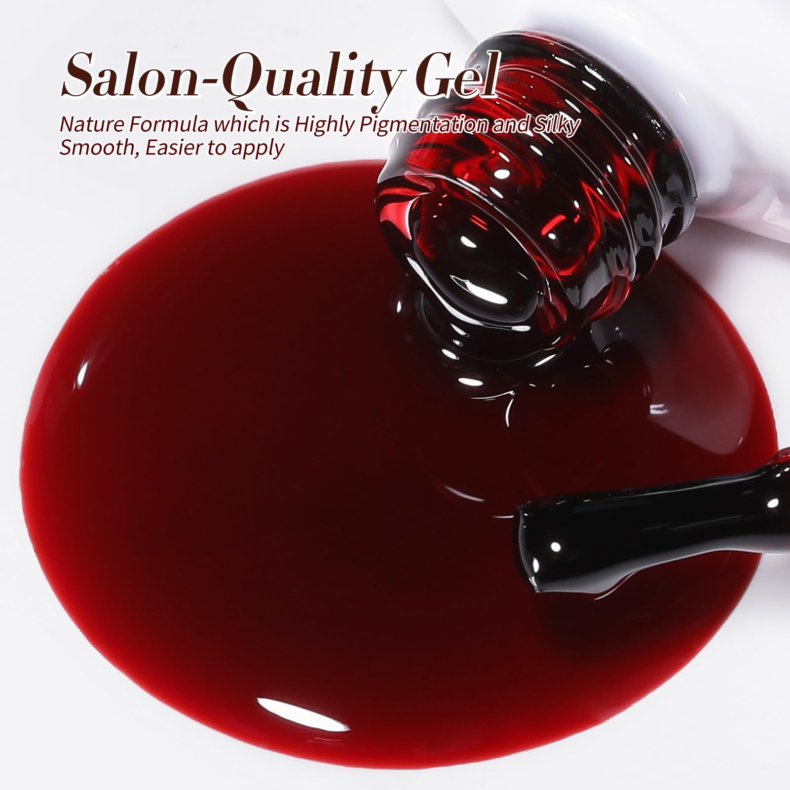 Born Pretty Fall Winter Jelly Gel Nail Polish Set – Amber Crystal & Marble Effects (6x7ml)