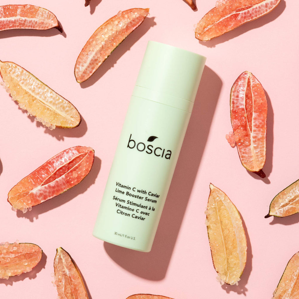 boscia Vitamin C with Caviar Lime Booster Serum – Vegan, Cruelty-Free Skin Care