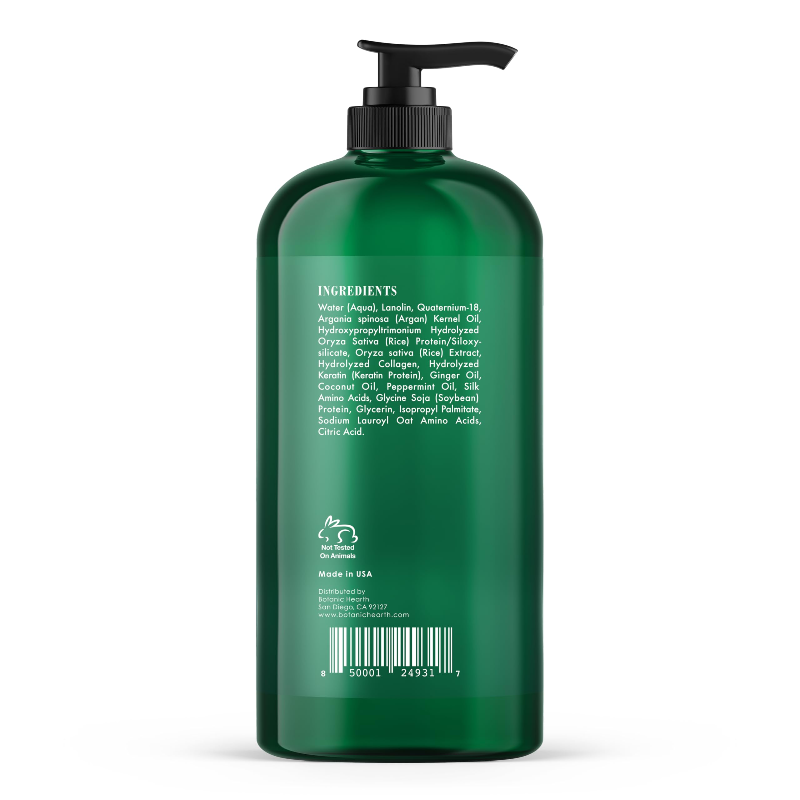 Botanic Hearth Peppermint Hair Conditioner – For Dry, Damaged & Color-Treated Hair | Volumizing, Paraben & Sulfate Free | 16 Fl Oz