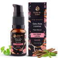 Botanic Rain Ayurveda Face Oil with Gotukola, Licorice & Vitamin C – Anti-Aging Hydrating Serum (0.51 fl oz) – Vegan & Ayurvedic