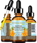 Botanical Beauty Calendula Oil - 100% Pure Egyptian Calendula Officinalis - Face, Skin, Body, Hair, Nails Moisturizer 1 Fl oz / 30 ml