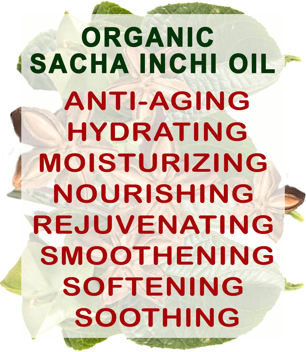 Botanical Beauty Sacha Inchi Oil – 100% Pure Organic Carrier Oil, Cold-Pressed (0.5 fl oz) for Face, Skin & Hair
