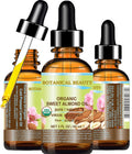 Botanical Beauty Organic Sweet Almond Oil – 100% Pure, Cold-Pressed Carrier Oil, 2 fl oz