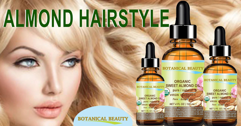 Botanical Beauty Organic Sweet Almond Oil – 100% Pure, Cold-Pressed Carrier Oil, 2 fl oz