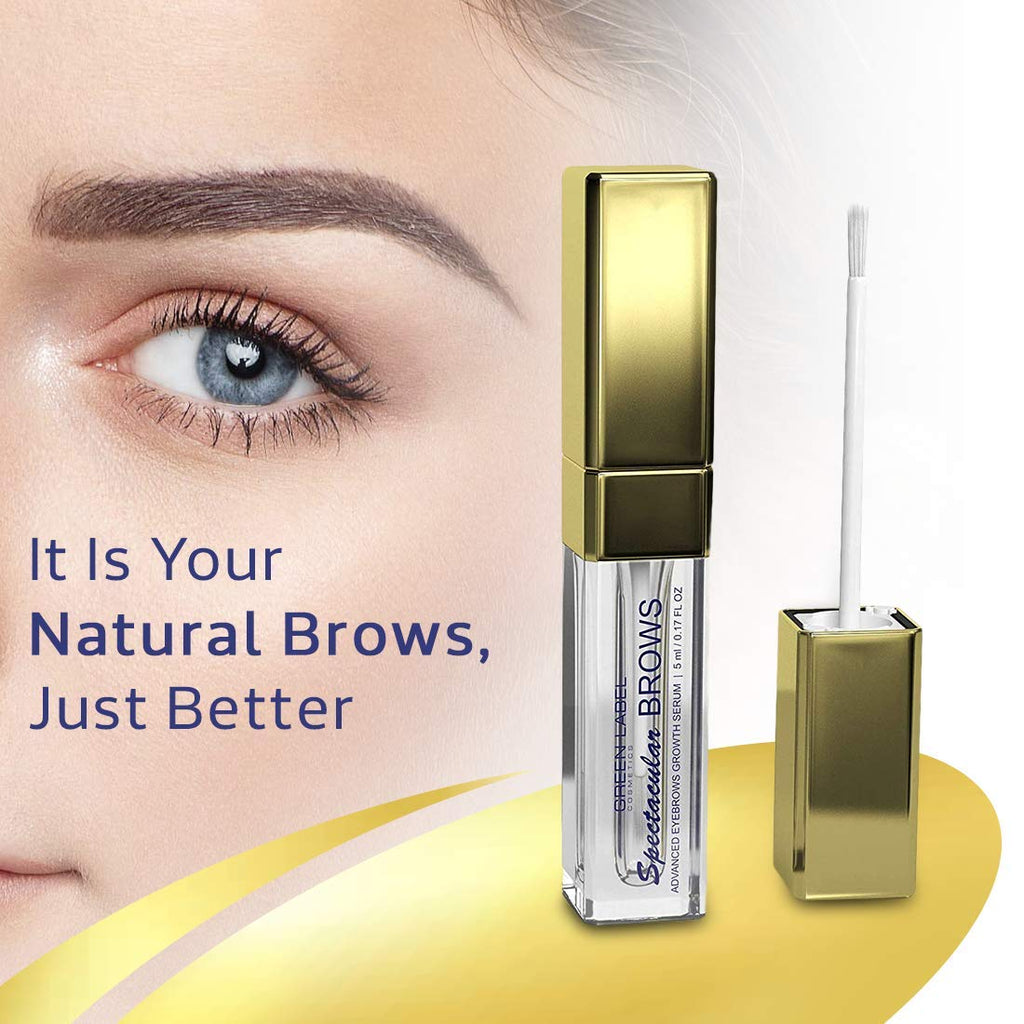 Spectacular BROWS Brow Growth Serum by Botanical Green Care — Natural Biotin & Peptide Formula