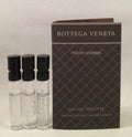 3 x Bottega Veneta Pour Homme EDT Travel-Sized Sample Vials – 0.04 Oz / 1.2 ml Each