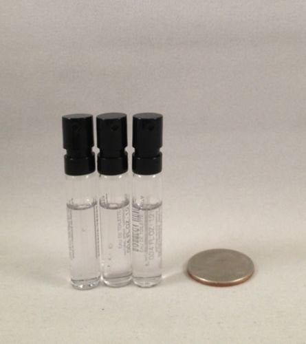 3 x Bottega Veneta Pour Homme EDT Travel-Sized Sample Vials – 0.04 Oz / 1.2 ml Each