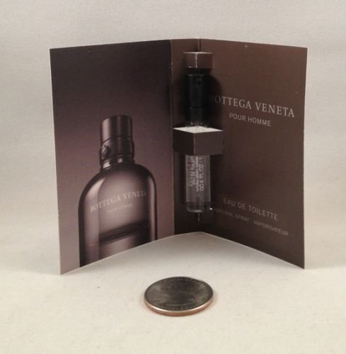 3 x Bottega Veneta Pour Homme EDT Travel-Sized Sample Vials – 0.04 Oz / 1.2 ml Each