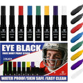 Bowitzki Eye Black Stick — 8-Color Water-Resistant Sports Face Paint Kit