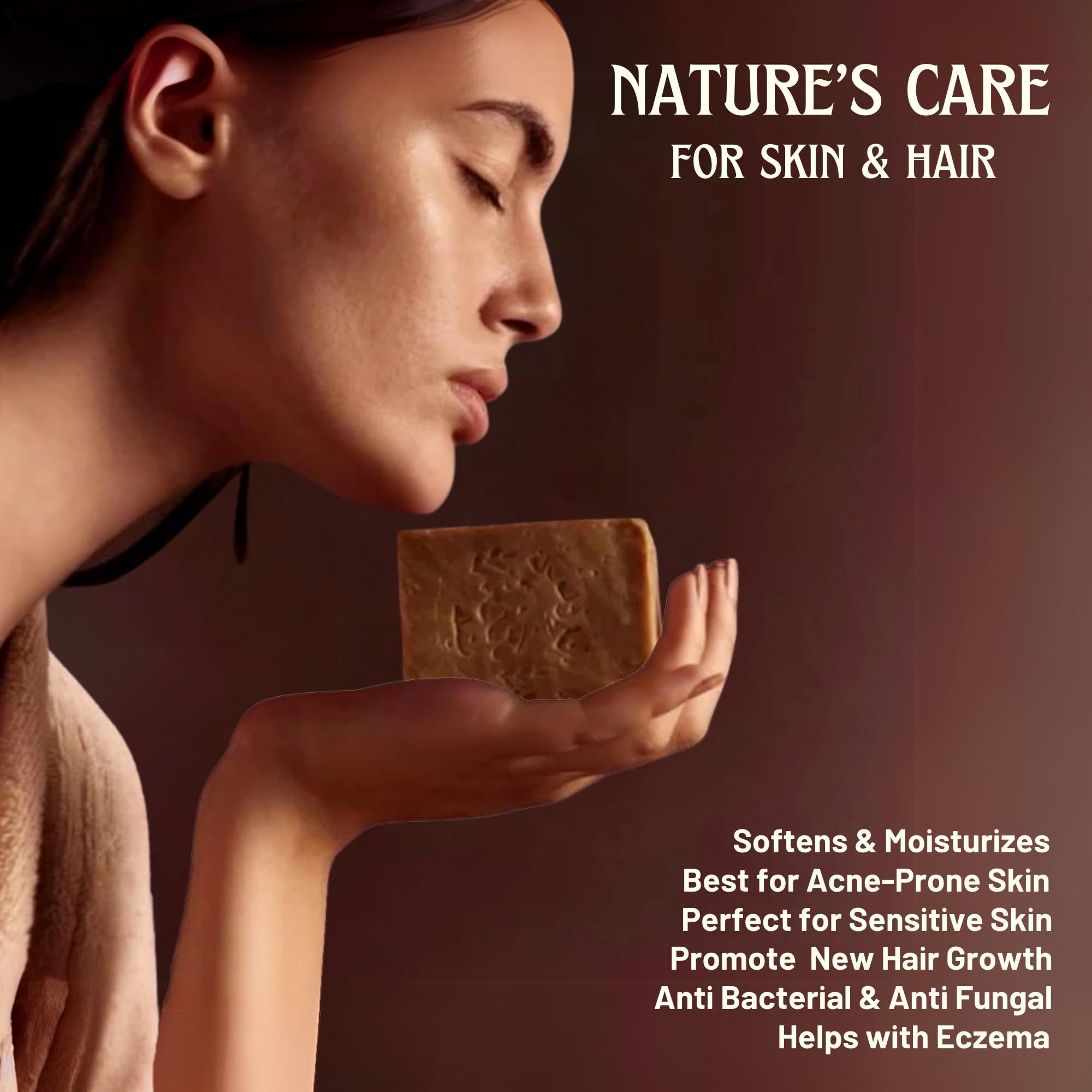 BOX 4 BODY Aleppo Soap Bar – 100% Olive & Laurel Oils, Handmade 7oz (Pack of 2)