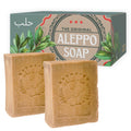 BOX 4 BODY Aleppo Soap Bar – 100% Olive & Laurel Oils, Handmade 7oz (Pack of 2)