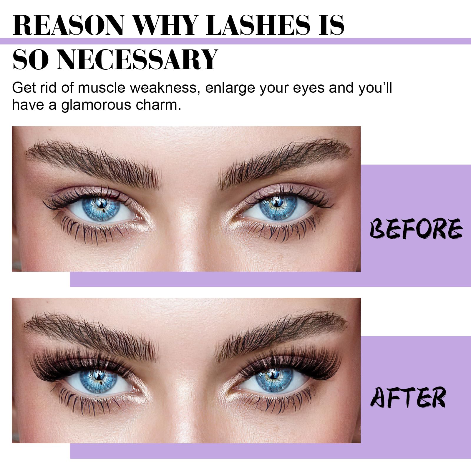 BQaugen Lash Clusters Kit – 280PCS DIY Eyelash Extensions (40D+50D) with Bond, Seal & Remover