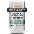 Bravo Sierra Aluminum-Free Deodorant for Men – Mountain Pine and Spice, 3.2 oz