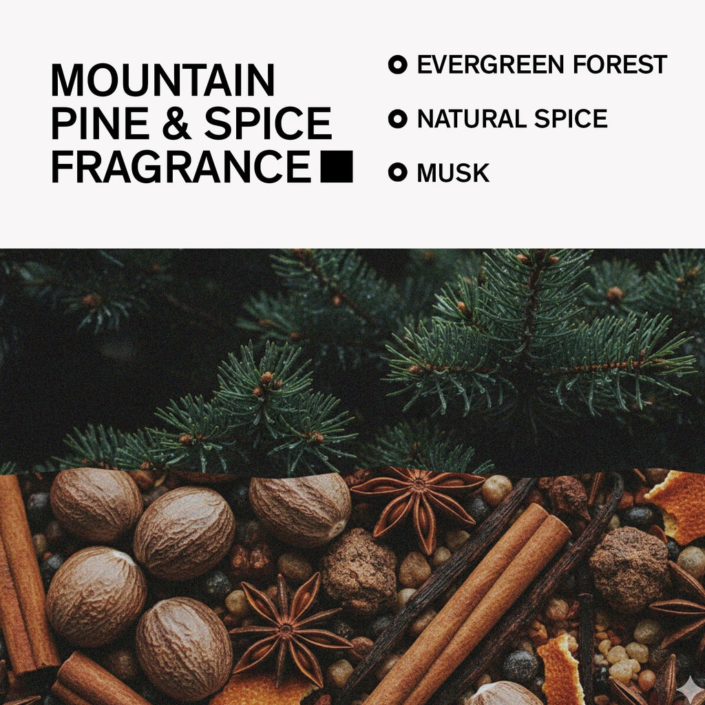 Bravo Sierra Aluminum-Free Deodorant for Men – Mountain Pine & Spice 2-Pack