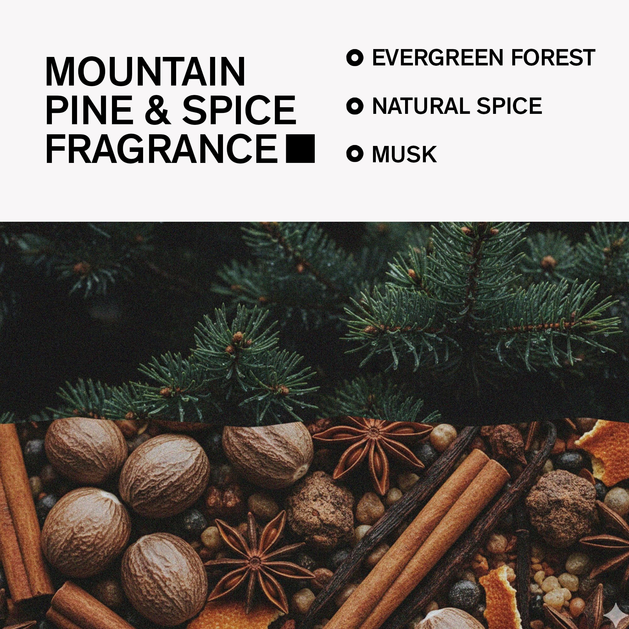 Bravo Sierra Aluminum-Free Deodorant for Men – Mountain Pine & Spice 2-Pack