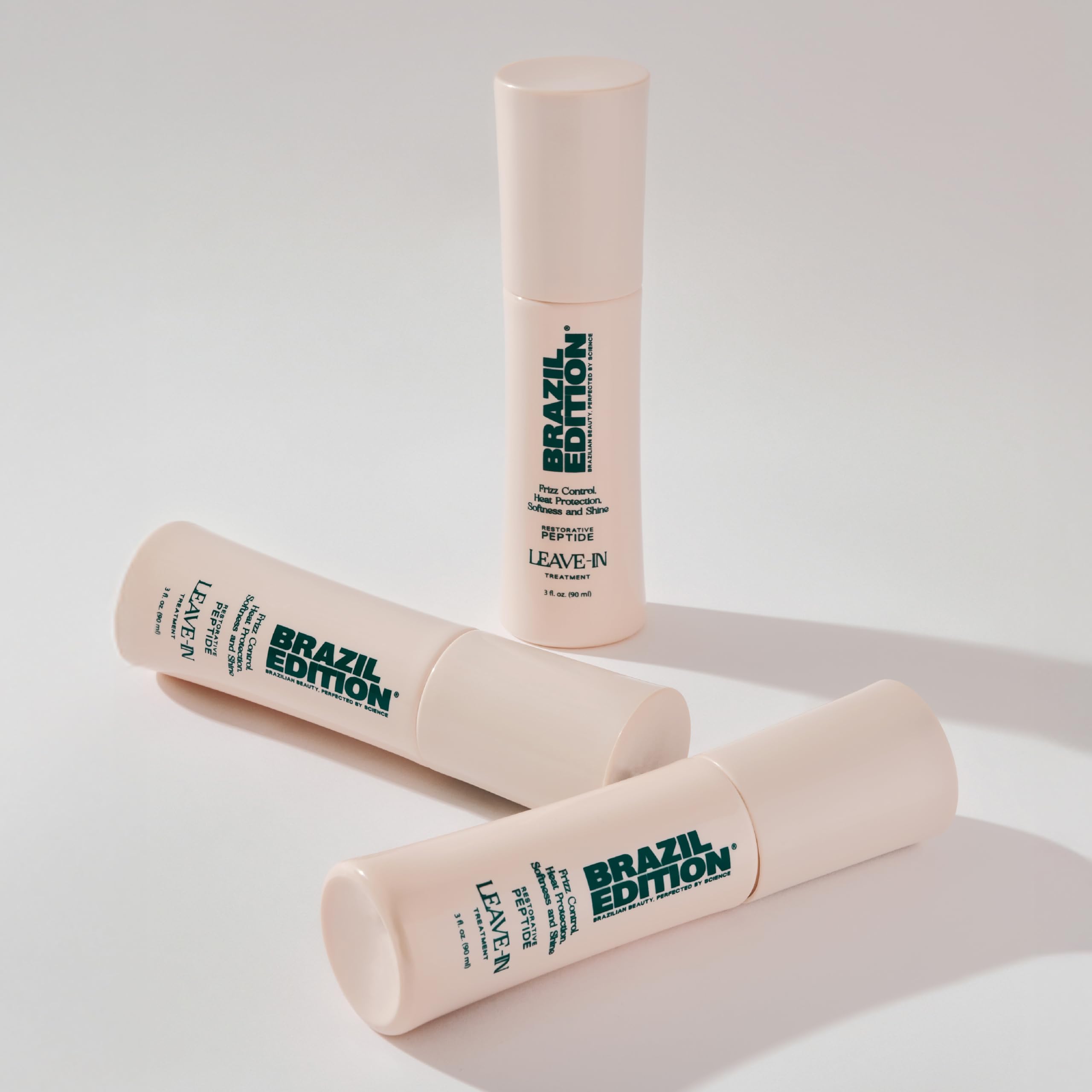 BRAZIL EDITION Restorative Peptide Leave-In – Frizz Control, Heat & UV Protection (3 fl oz)