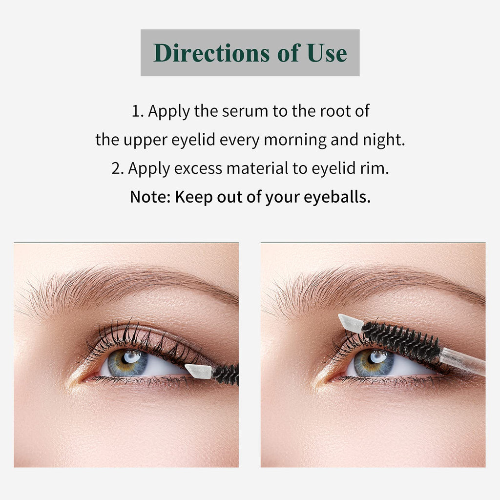 BREYLEE Eyelash Growth Serum – Lash Boost for Longer, Fuller Lashes | 3ML Gold Bottle