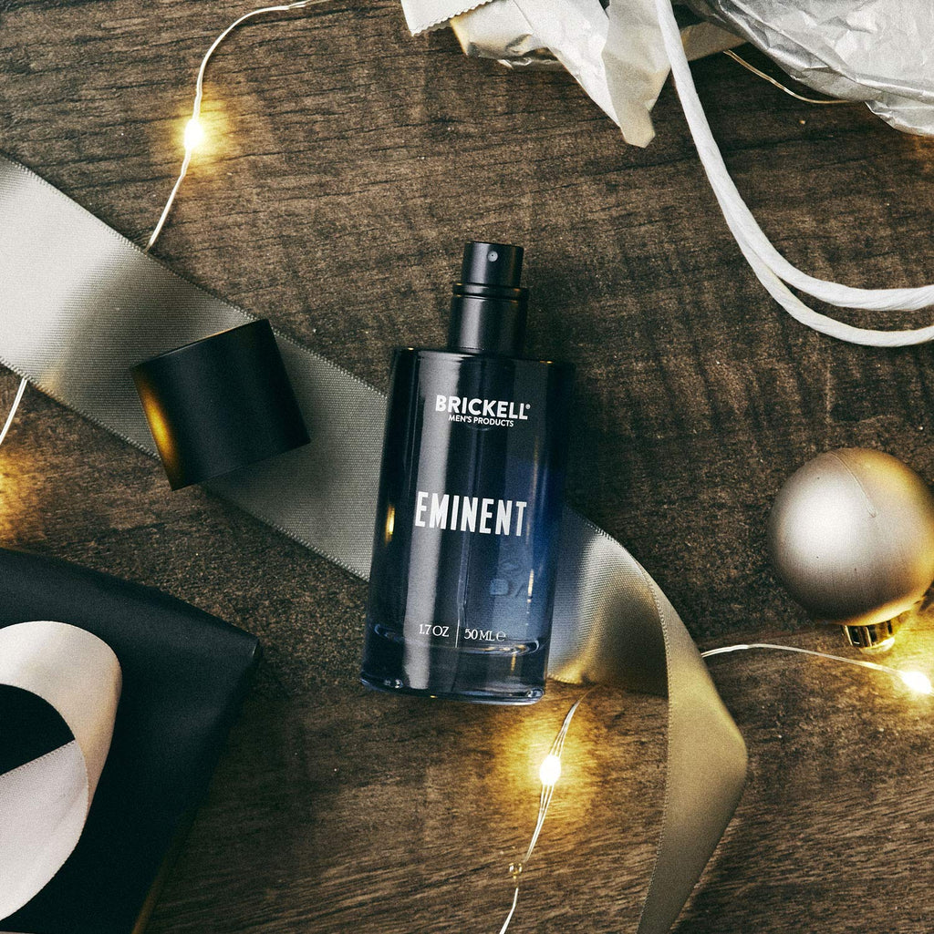 Brickell Men's Eminent Cologne – Natural & Organic with Anise, Cedarwood, Lavender & Spearmint, 1.7 oz