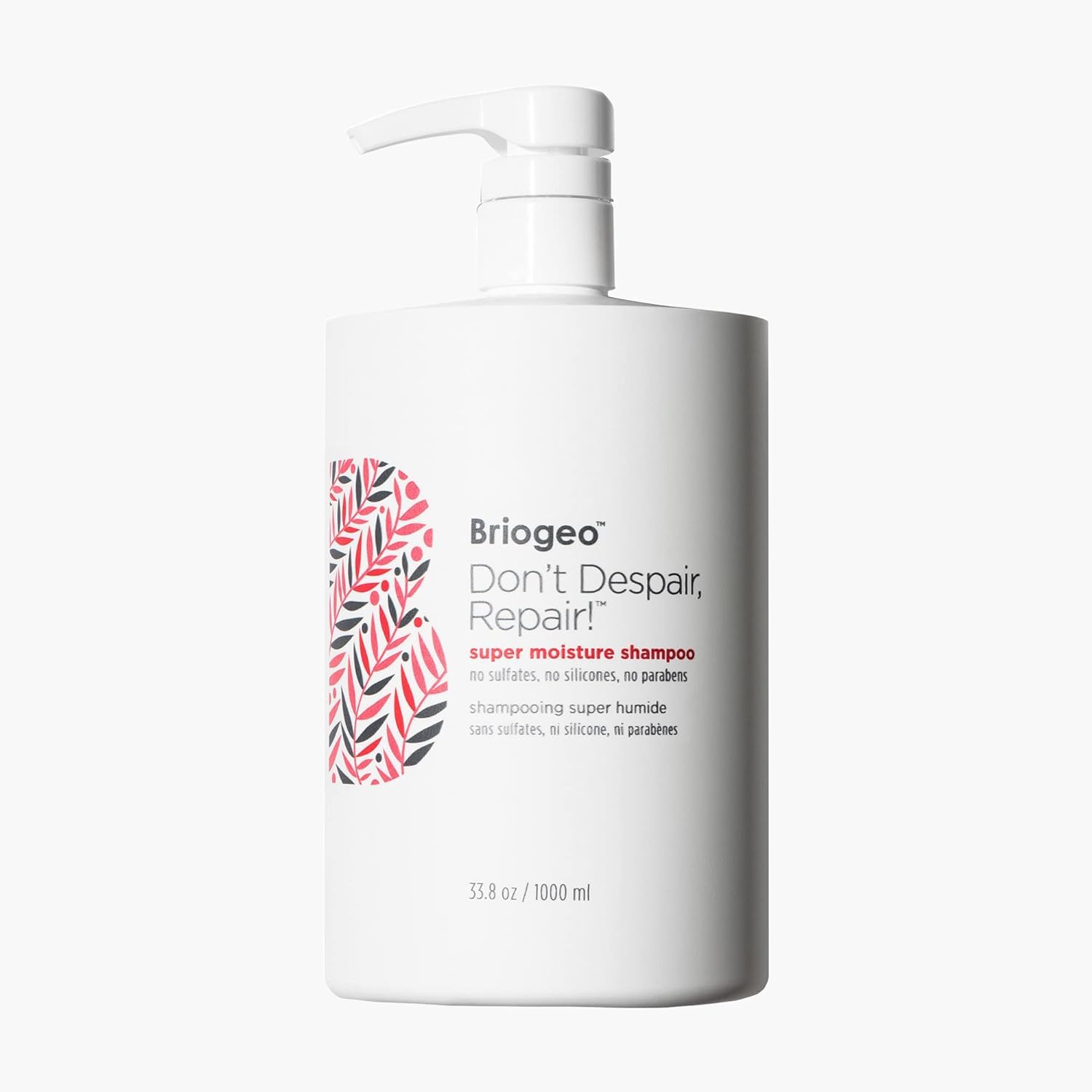 Briogeo Don't Despair, Repair! Super Moisture Shampoo – Dry Hair, Argan Oil, Protein, 33.8 fl oz