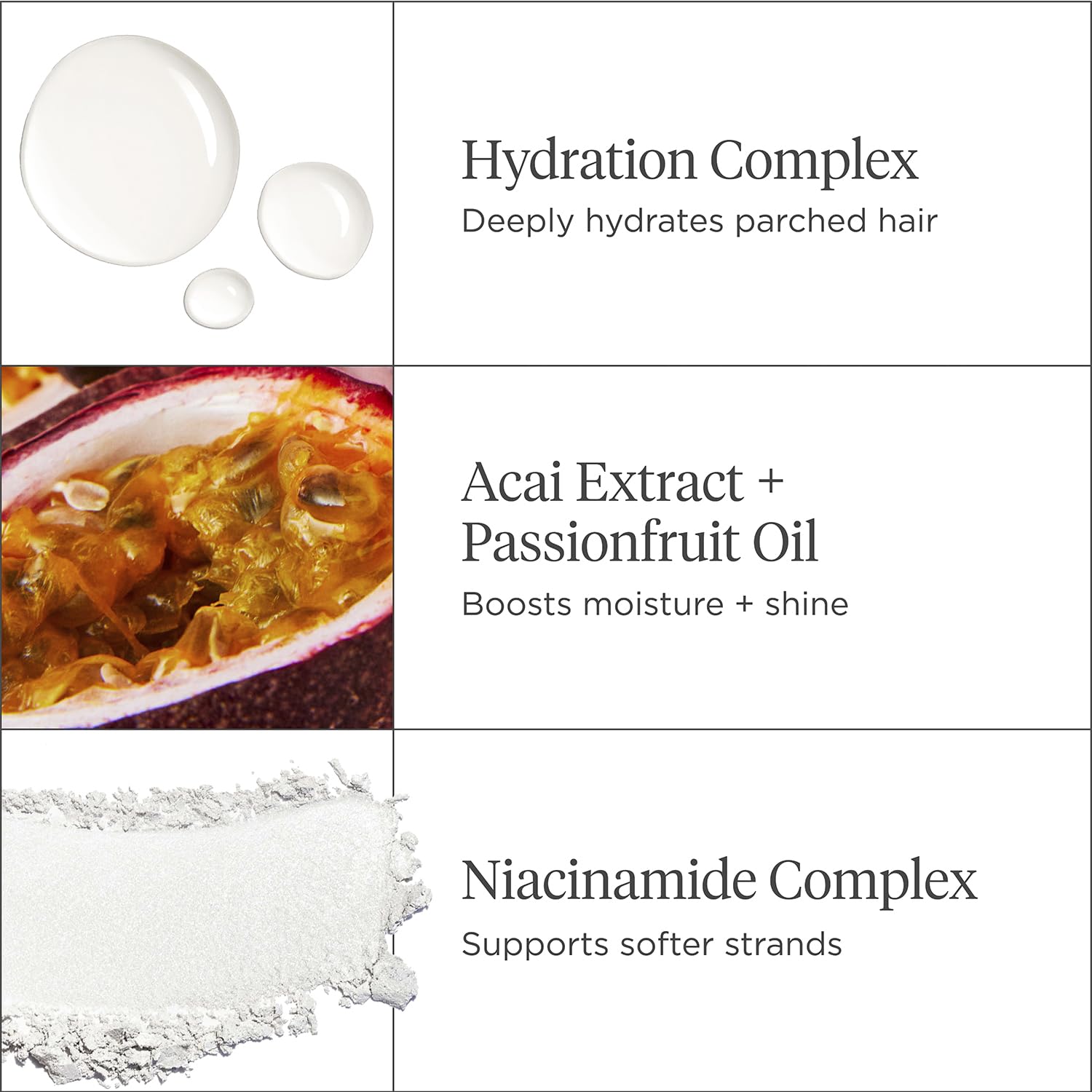 Briogeo Superfoods Acai + Passionfruit Lightweight Hydration Hair Mask – Deep Conditioner for Fine Hair, 2 oz | Vegan & Cruelty-Free