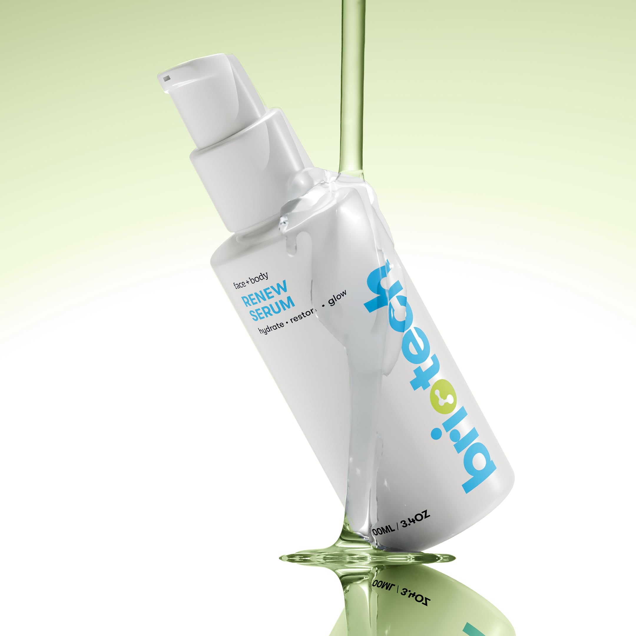 BRIOTECH Renew Serum – Hypochlorous Acid Mineral Gel for Firmer Skin, 3.4 fl oz (2 Pack) – Vegan