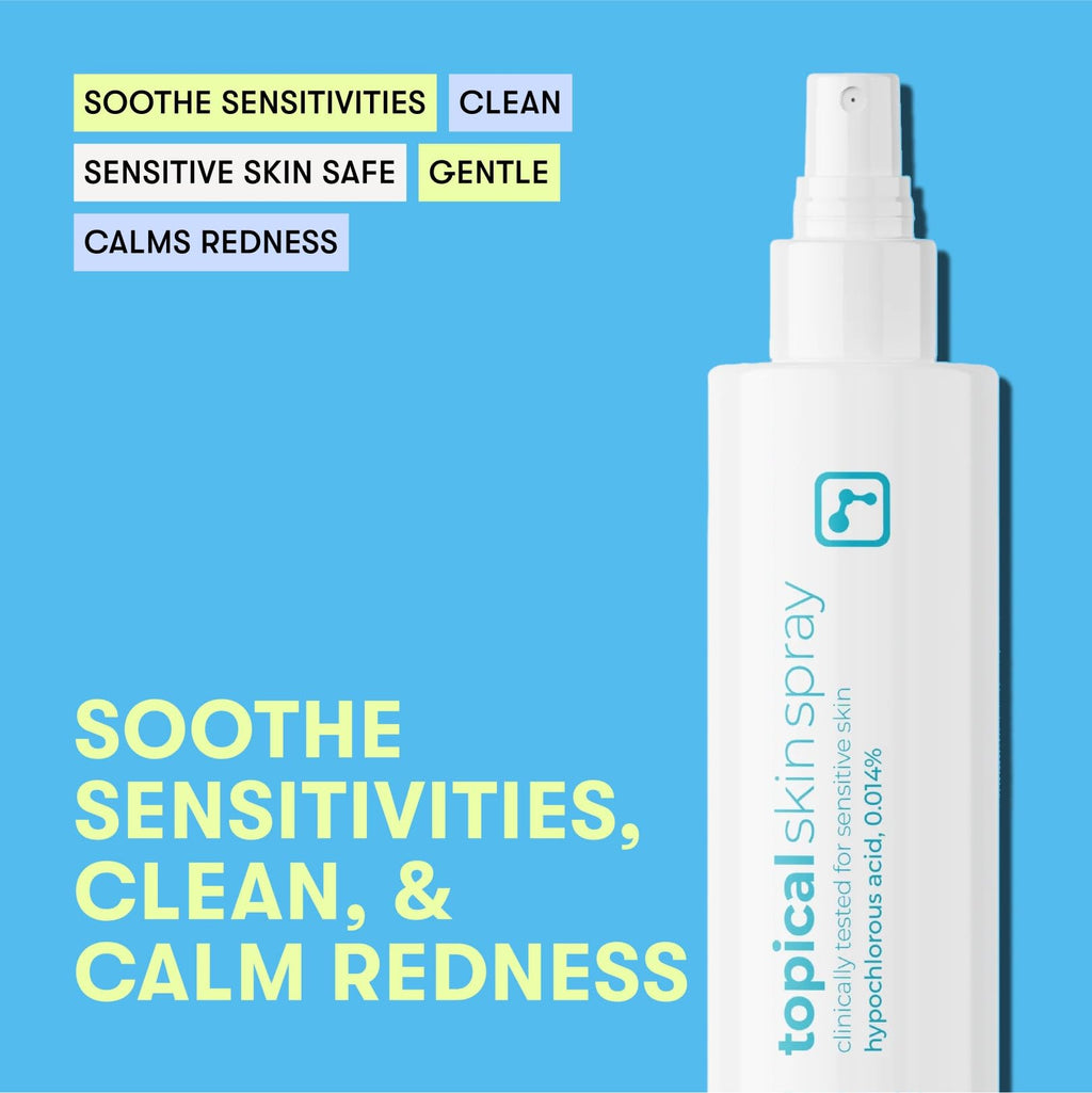 BRIOTECH Topical Skin Spray | HOCl Facial Mist for Sensitive Skin, Full-Body Irritation Support