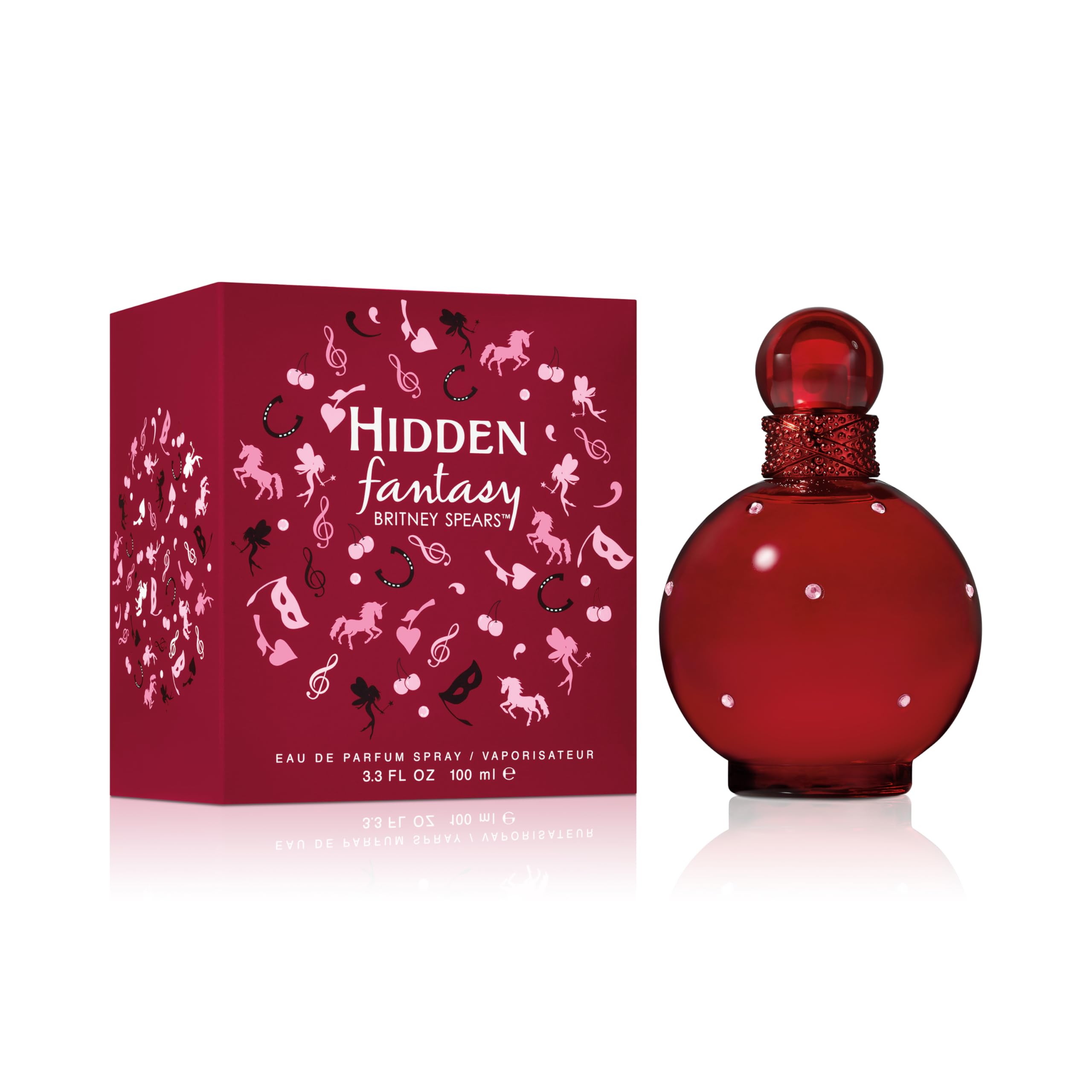 Britney Spears Hidden Fantasy Eau de Parfum for Women – 3.3 fl oz
