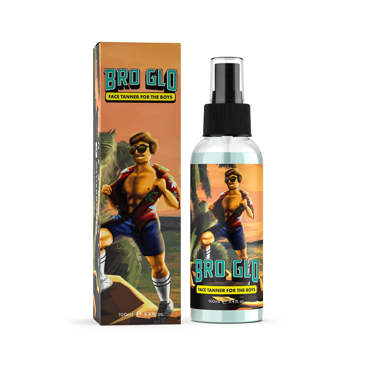 Bro Glo King Bundle Self Tanner for The Boys – Oil-Free, Water-Based