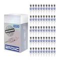 BRONC 50PCS Tattoo Cartridge Needles 1001RL – 0.30mm Round Liner #10 Bugpin