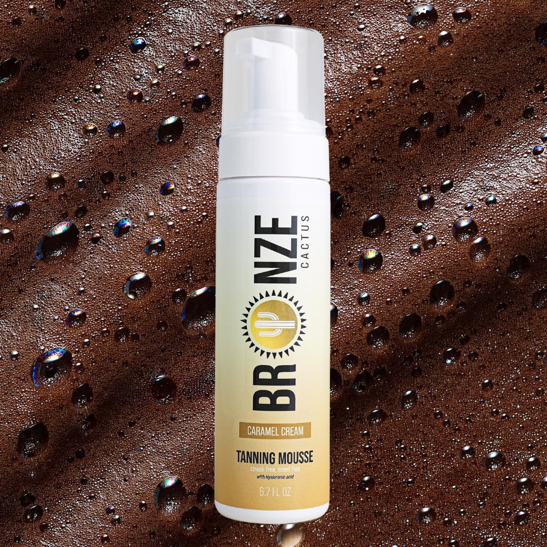 Bronze Cactus Caramel Cream Tanning Mousse | Easy Application & Instant Glow