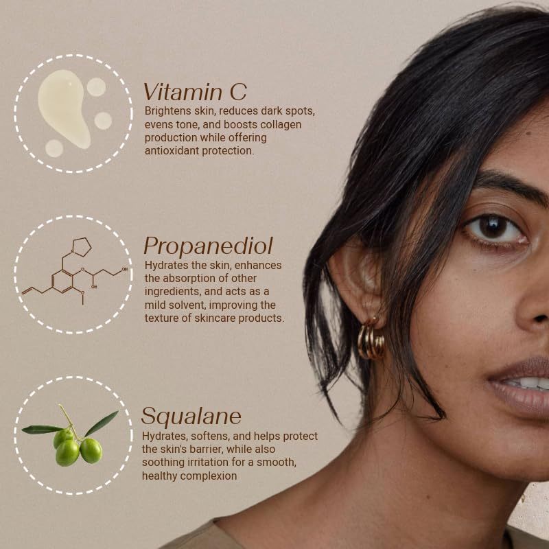 brownkind Vitamin C Serum – Lightweight, Fast-Absorbing for Melanin-Rich Skin | Dermatologist-Designed 30ml