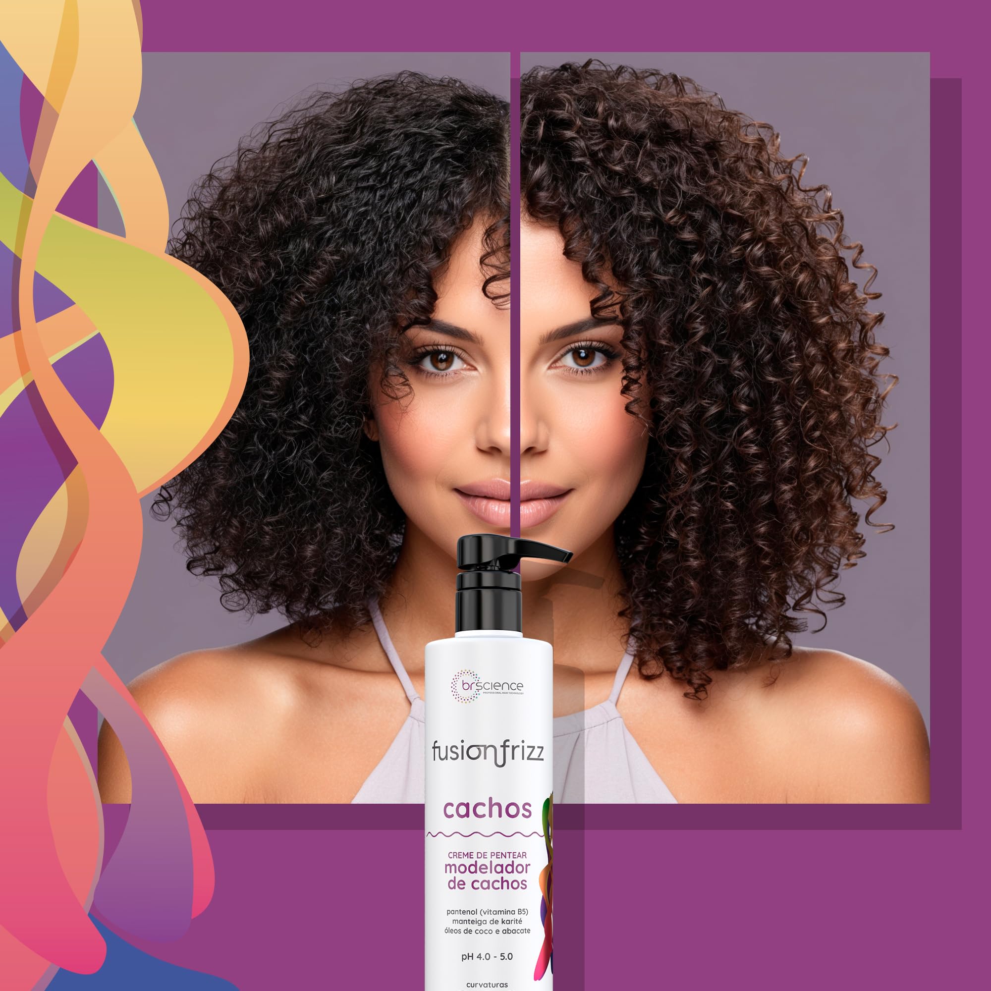 Brscience Fusionfrizz Curls 3A–3C | Curl Defining Leave-In Cream 500ml