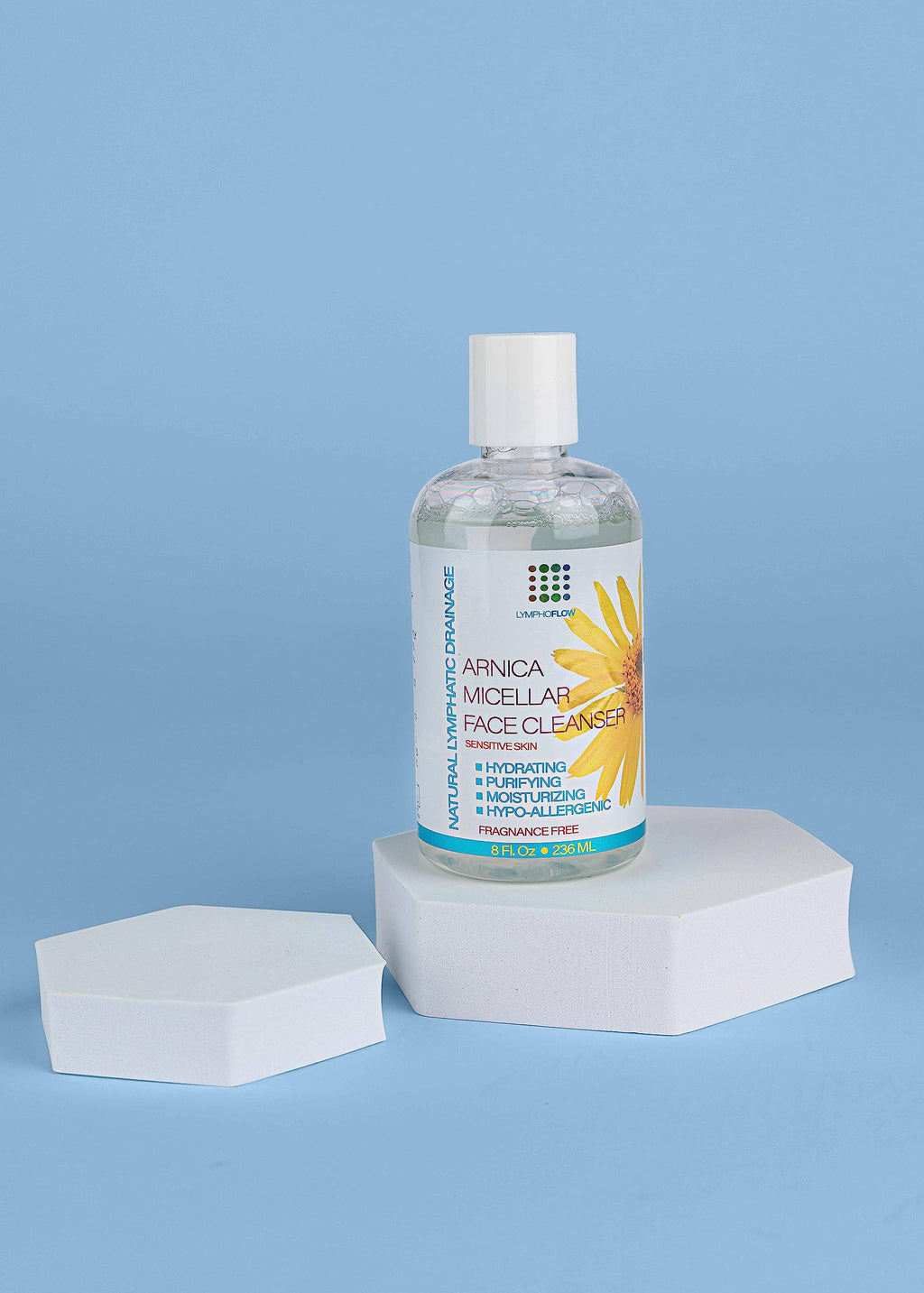 Bruizex Arnica Micellar Water – Cleansing, Makeup Removal & Lymphatic Support (All Skin Types, 8 fl oz)