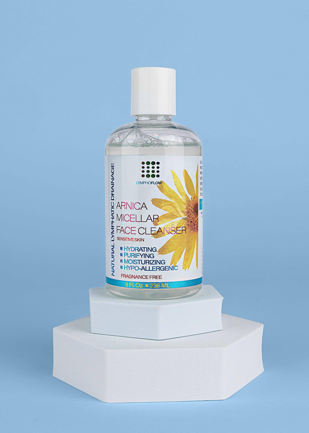 Bruizex Arnica Micellar Water – Cleansing, Makeup Removal & Lymphatic Support (All Skin Types, 8 fl oz)