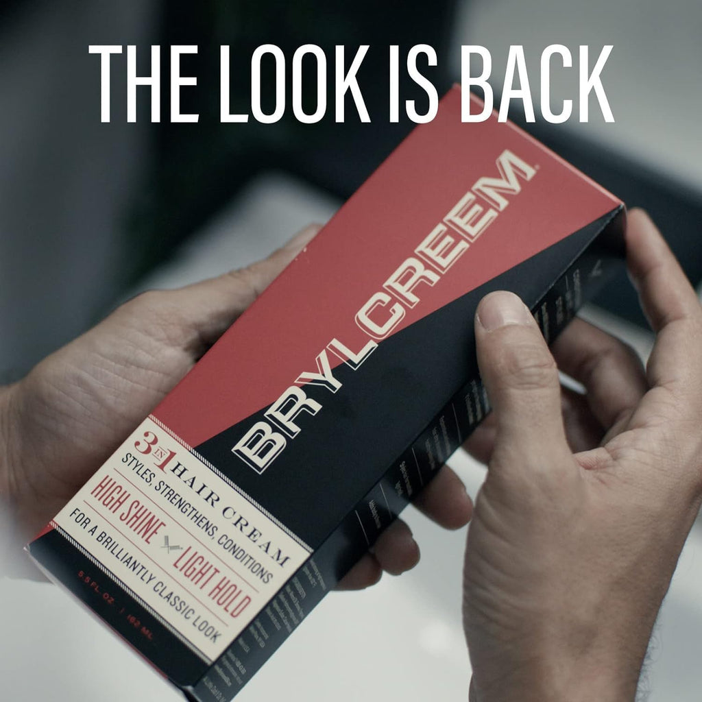 Brylcreem 3-in-1 Hair Cream – Styles, Shine & Conditioning | 6-Pack 5.5 oz