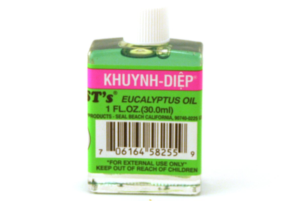 BSTs Eucalyptus Oil (Khuynh-Diep) – 10 ml Bottle, Pack of 6