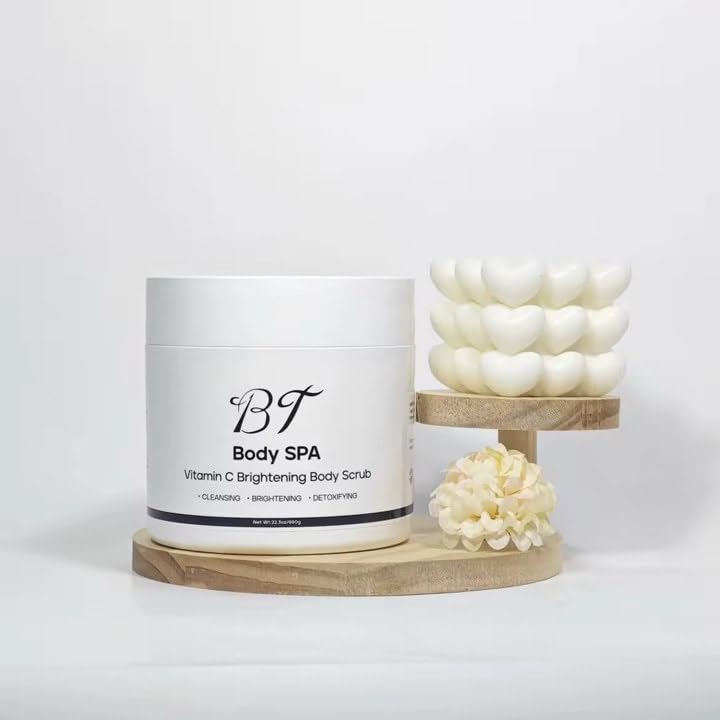 BT Body Spa Exfoliating Body Scrub Set – Vitamin C, Peach & Turmeric for Smoother, Glowing Skin