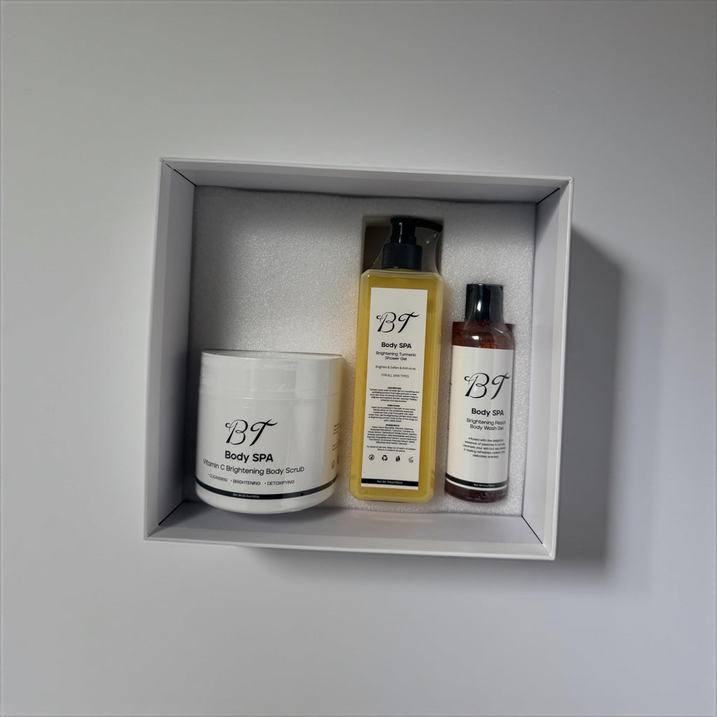BT Body Spa Exfoliating Body Scrub Set – Vitamin C, Peach & Turmeric for Smoother, Glowing Skin