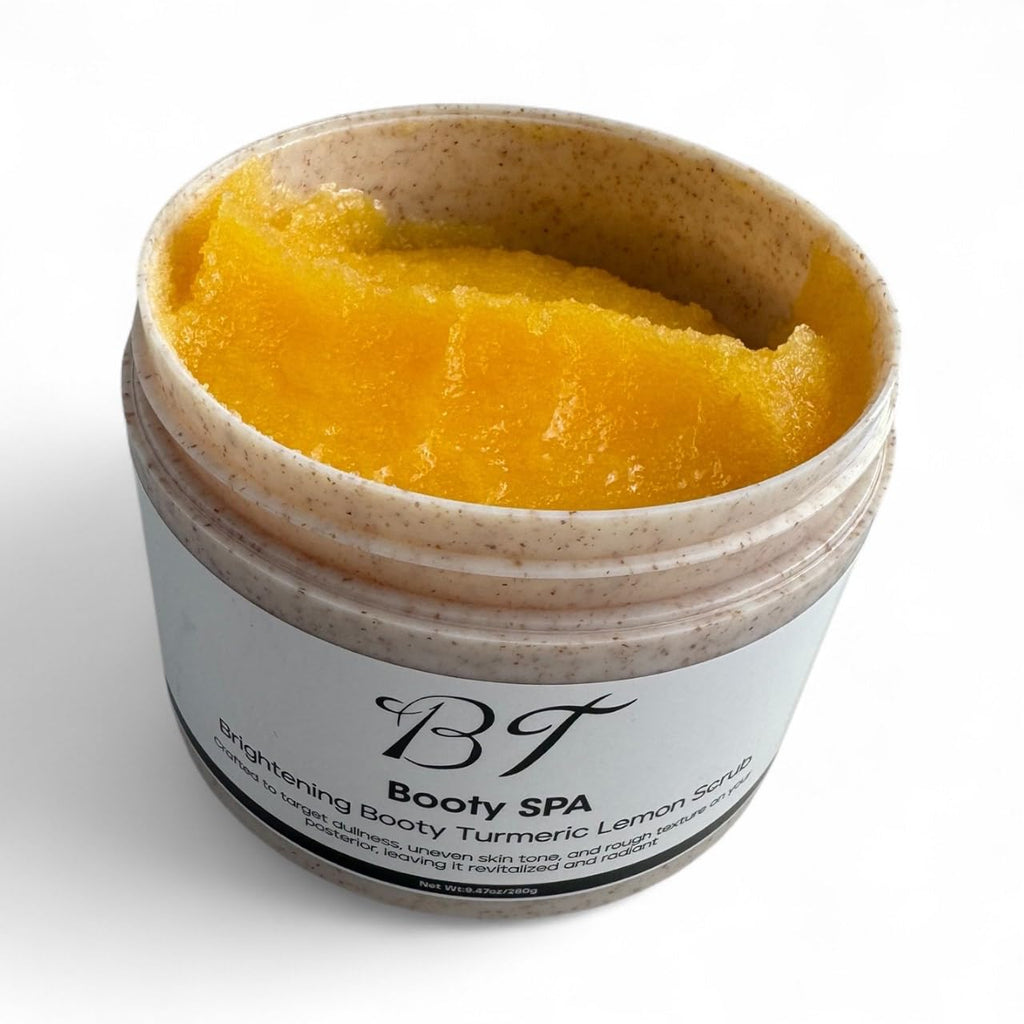 BT Booty Spa Scrub Set – Turmeric Lemon Booty Care for Smoother, Brighter Skin