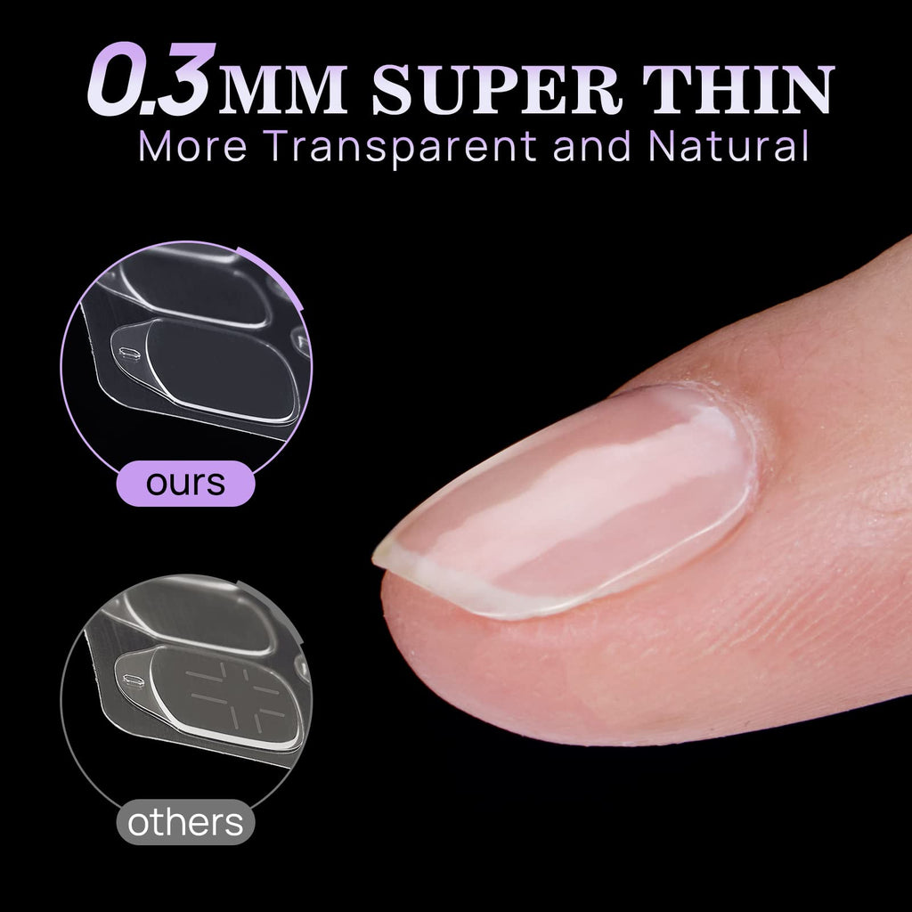 BTArtbox Nail Tabs – 10 Sheets, 15 Sizes, Ultra-Thin Waterproof Adhesive for Manicures