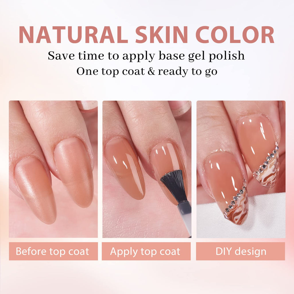 BTArtbox Press On Nails Medium — Soft Gel Almond Tips with Base Color, Ultra Fit & Stronger Adhesion