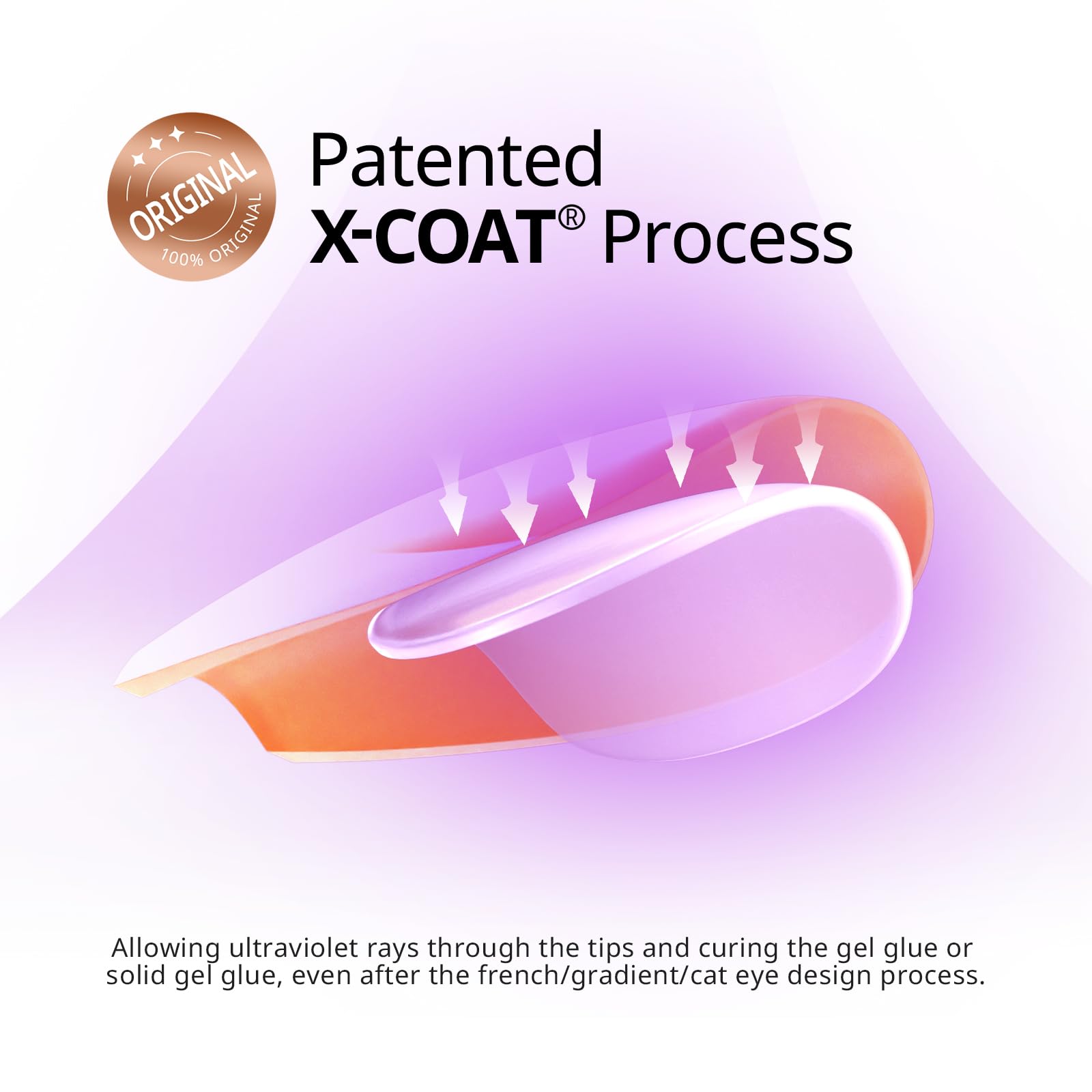 BTArtbox Almond Nail Tips Short – Soft Gel Press-On Nails with XCOATTIPS, Stronger Adhesion